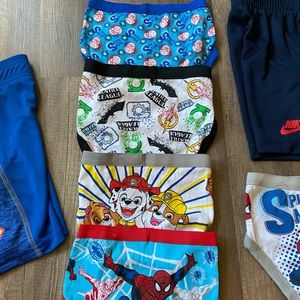 BUNDLE: 4T Boy underwear and shorts